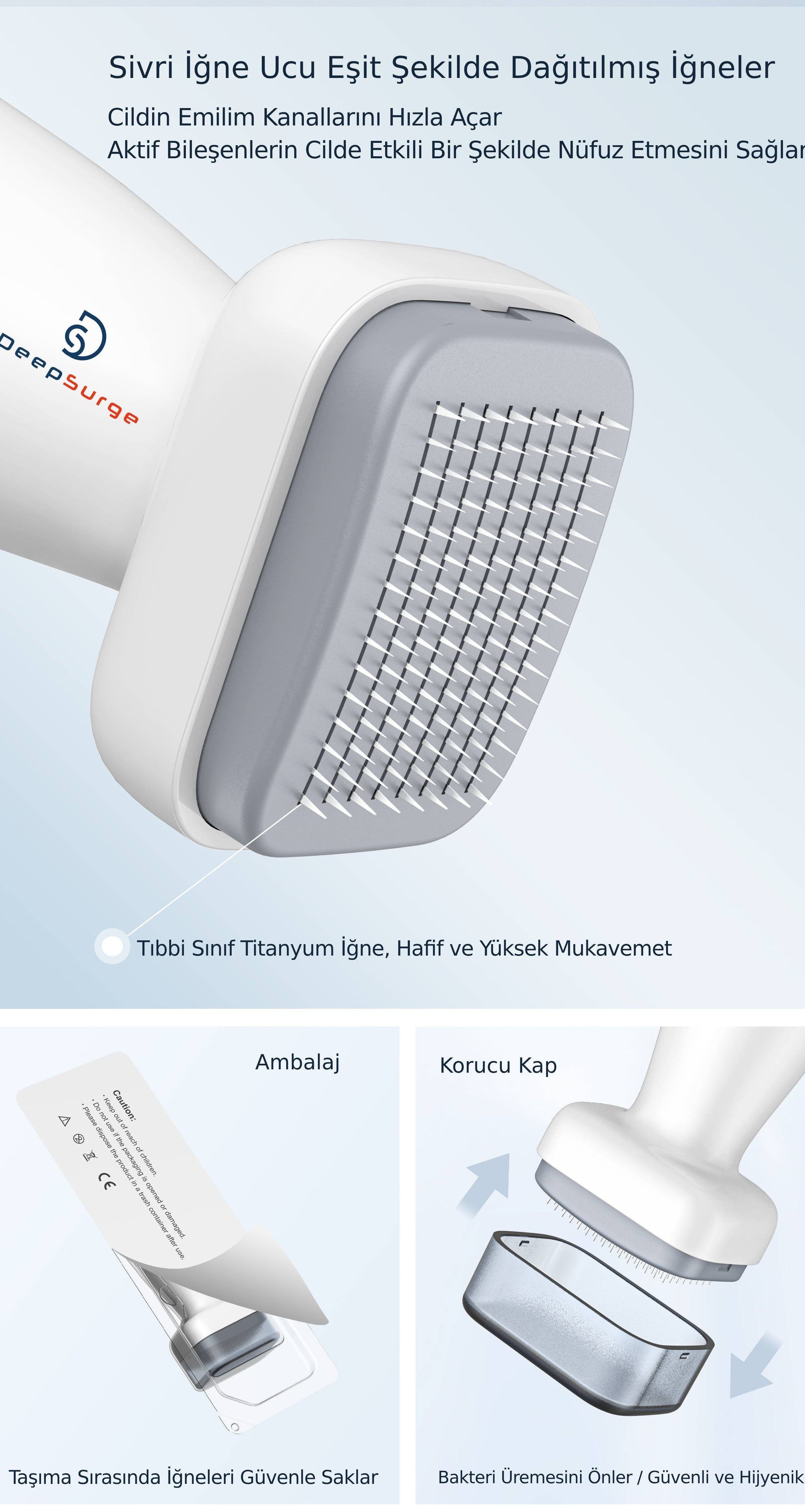 Ayarlanabilir İğne Ölçülü Derma Stamp