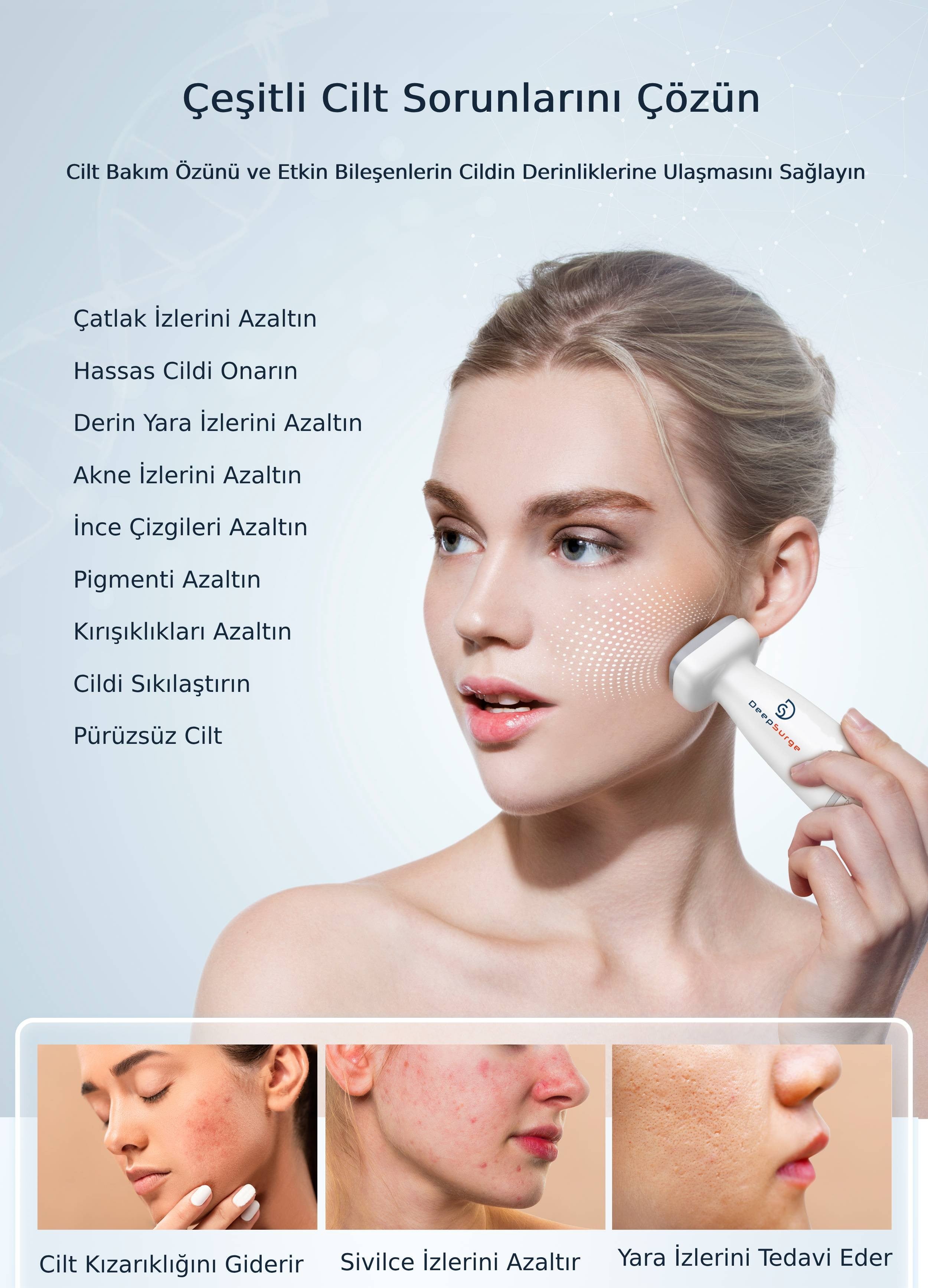 Ayarlanabilir İğne Ölçülü Derma Stamp