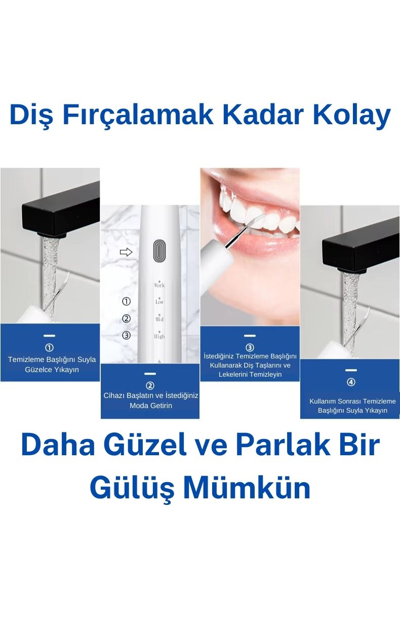 DS1 Şarjlı Diş Taşı Temizleme Cihazı