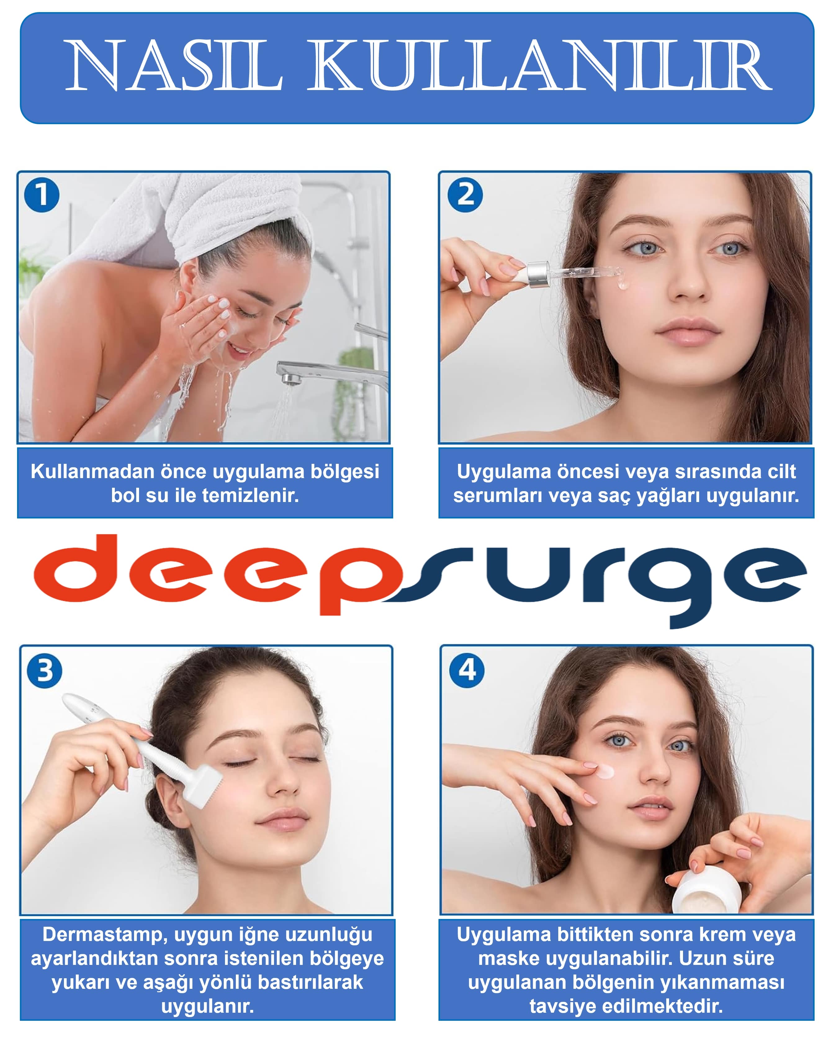 Değiştirilebilir Başlıklı Ayarlanabilir Titanyum İğne Ölçülü Dermastamp