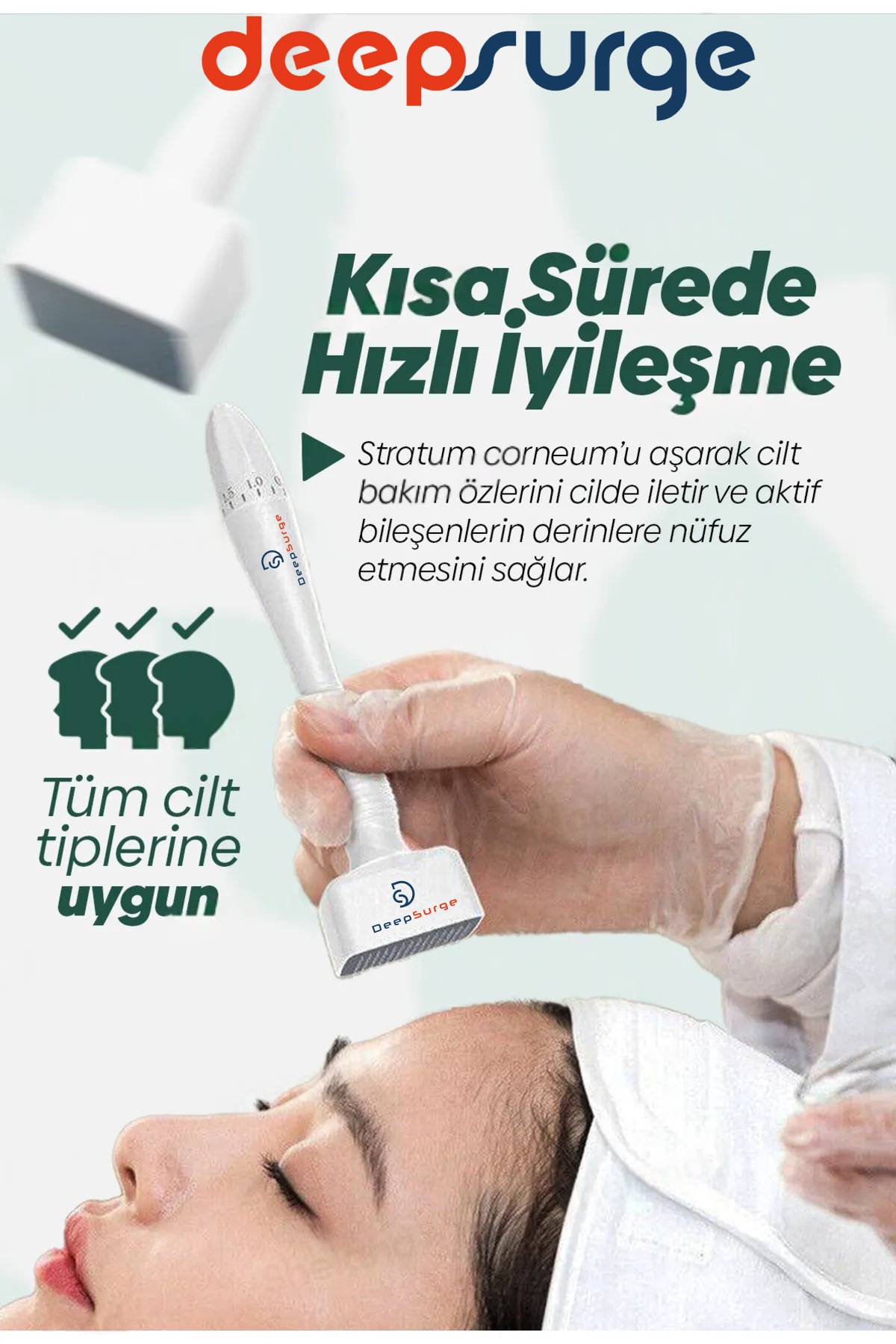 Ayarlanabilir İğne Ölçülü (0.25-3.0mm) Derma Stamp