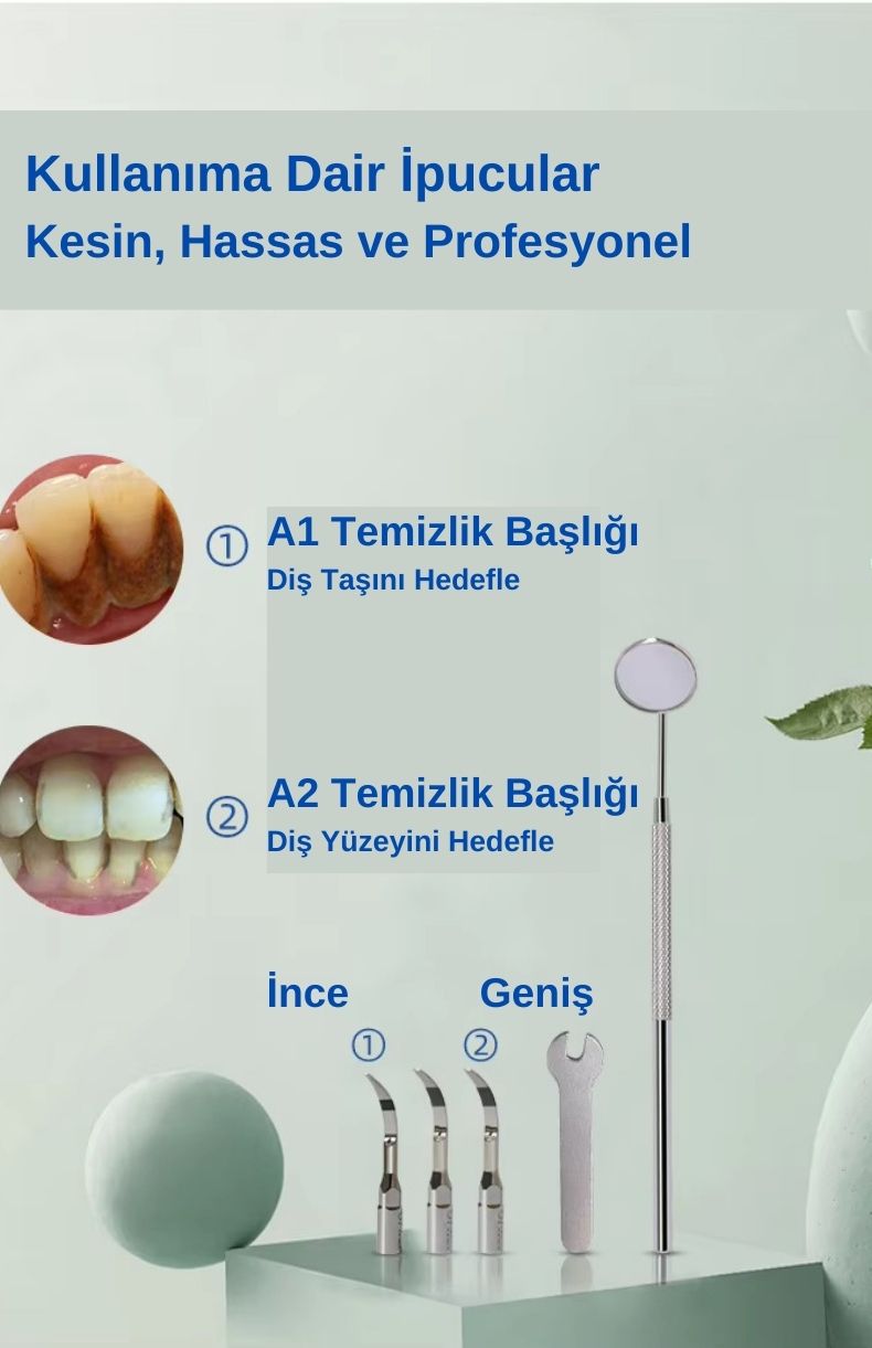 DS1 Şarjlı Diş Taşı Temizleme Cihazı